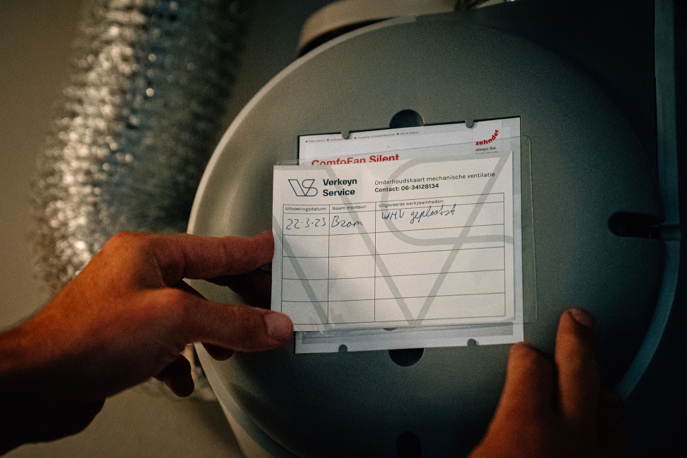 mechanische ventilatie filters vervangen